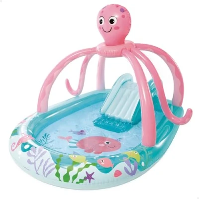 Bild av Uppblåsbar barnpool Intex 229 L Octopus 243 x 183 150 cm