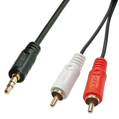 Bild av LINDY 2 m premium 3,5 mm uttag till x telefon hane kabel