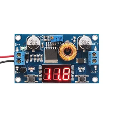 Bild av DollaTek Liten DC Buck spänningsomvandlare steg ner spänningsregulatormodul kort 4 38 V till 1,25 36 5 V/12 justerbar utgångsspänning stabilisator transformator