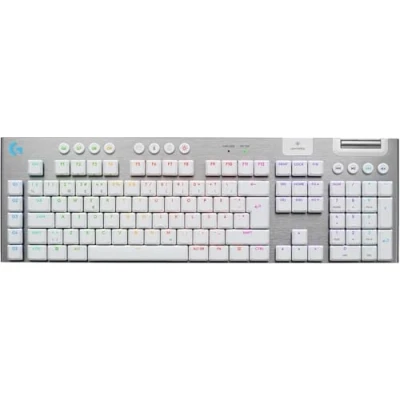 Bild av Logitech G915 X LIGHTSPEED Tactile 100% (full storlek standard) Gaming Tangentbord Nordisk Vit