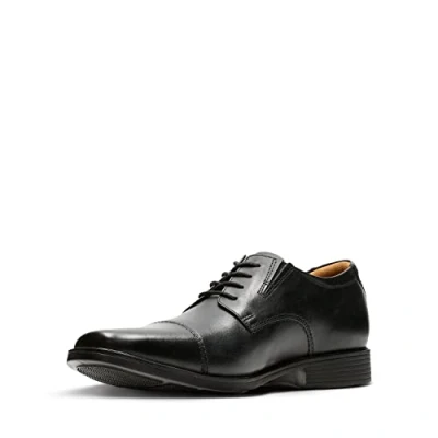Bild av Clarks herr Tilden Cap Derbys, svart läder 00, 41.5 EU