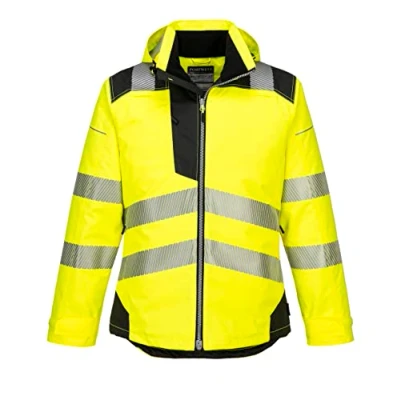 Bild av Portwest T400YBR4XL Vision Hi Vis regnjacka, 4X Large, gul/svart