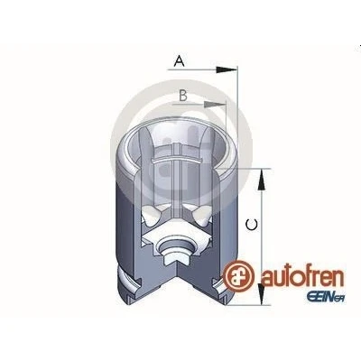 Bild av AUTOFREN SEINSA D025233 Piston, étrier de frein 34 Essieu arrière LUCAS HONDA: CR Z, Prelude V, CIVIC 7 Hatchback, SUZUKI: SWIFT 3