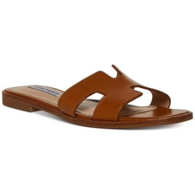 Bild av Steve Madden Women&#039;s Hadyn Sandal, Cognac Leather, 9.5