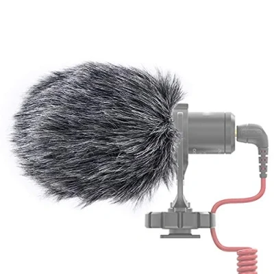 Bild av YOUSHARES Kupa mikrofon, anti vindskydd utomhus för Rode VideoMicro och VideoMic Me L