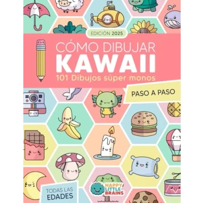 Bild av Cómo Dibujar Kawaii: 101 Dibujos Súper Monos para Aprender a Paso