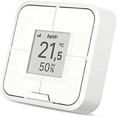 Bild av AVM FRITZ DECT 440 (Bärbar, Konfigurerbar Knapp för Smart Hemmanövrering, Styr Smarta enheter, Kan Användas Box med bas), Vit