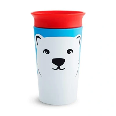 Bild av Munchkin Miracle 360 WildLove pipmugg, 266 ml (9 oz), isbjörn