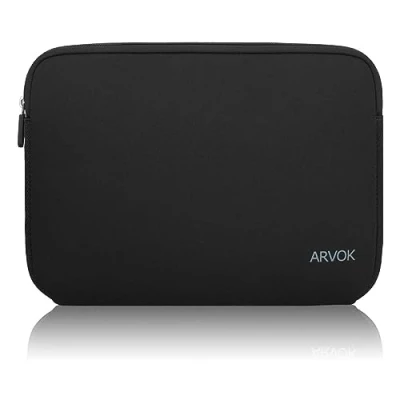 Bild av Arvok 13 13,3 14&quot; neoprenfodral för bärbar dator väska Chromebook Ultrabook Netbook surfplatta (svart)