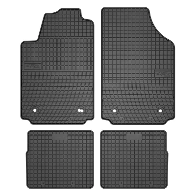Bild av FROGUM 546368 Ensemble de tapis sol Caoutchouc avant et arrière 4 noir Sur mesure AUDI: A2
