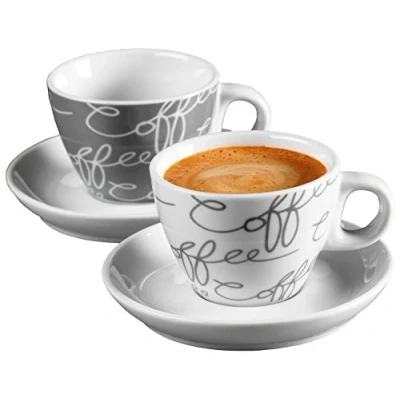 Bild av Ritzhoff &amp; Breker Espressoset Cornello, 4 delar, grå, 80 ml