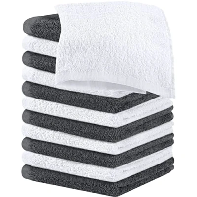 Bild av Utopia Towels Cotton tvättlappar set förpackning med 24100 procent ringspunnen bomull, flanell ansiktshanddukar av högsta kvalitet, mycket absorberande och mjuk känsla fingertoppshanddukar