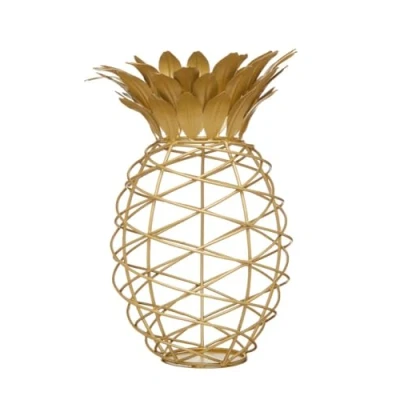 Bild av BarCraft Korksamlare, Ananas, Metall, 20 x 28 cm, Guld, BCCORKHOLDER