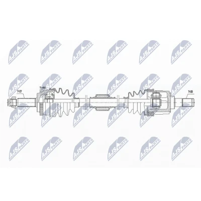 Bild av Drivaxel Nty NPW HY 579