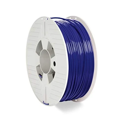 Bild av Verbatim PLA filament 3D tryck, 2,85 mm, 1 kg, högpresterande polyactid för materialextrusion, skrivare och penna, av PLA, spole 126 m, blå