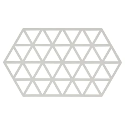 Bild av Zone Denmark Trivet Triangles Warm Grey 24 x 14 cm