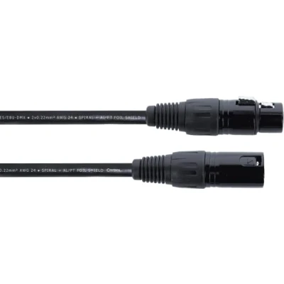 Bild av DMX kabel XLR 3 punkter 2 m
