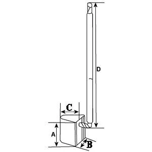 Bild av HC Cargo F 032 900 265 Kolborste, startmotor 11,00mm