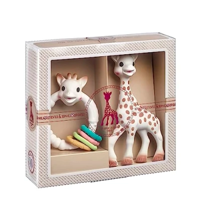 Bild av Sophie La Girafe Min Första +färgningar Set Guld