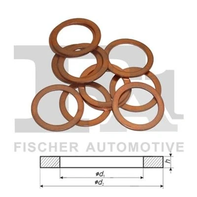 Bild av FA1 004.810.100 Bague d&#039;etanchéité FIAT: Multipla, Doblo I Break, BRAVO 2, ALFA ROMEO: GT, 147
