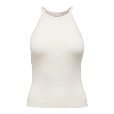 Bild av ONLGEMMA SL Scallop HLTNECK TOP CC KNT, Molndansare, L