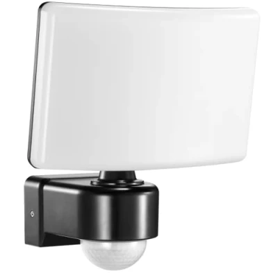 Bild av Adviti TOS Led spotlight med rörelsedetektor utanför 30W IP65 vattentät 2200lm (Svart)