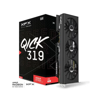 Bild av XFX Speedster Qick 319 Radeon RX 7700 XT Black Edition 12 GB