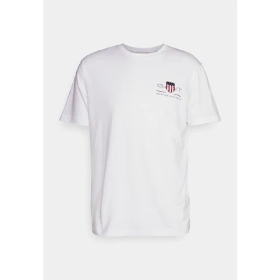 Bild av GANT Archive Shield Tshirt bas, Storlek: 3XL, White