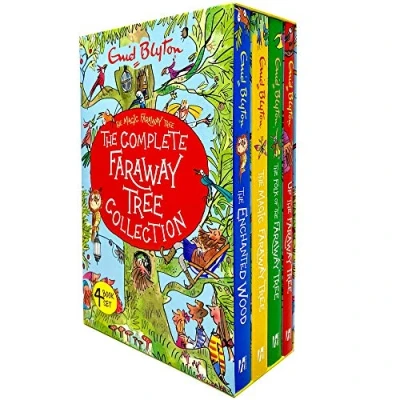 Bild av the Complete Magic Faraway Tree Collection 4 Books Box Set by Enid Blyton (Up Tree, Folk of &amp; Enchanted Wood)