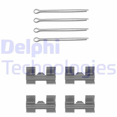 Bild av DELPHI LX0032 Kit d&#039;accessoires, plaquette de frein à disque IVECO: DAILY 1, 3 Kasten/Kombi, 2 Pritsche/Fahrgestell