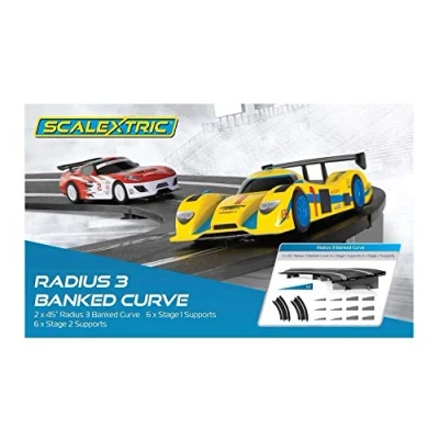 Bild av Scalextric C8297 Banked Curve Radie 3 45 grader 1:32 Skala Tillbehör
