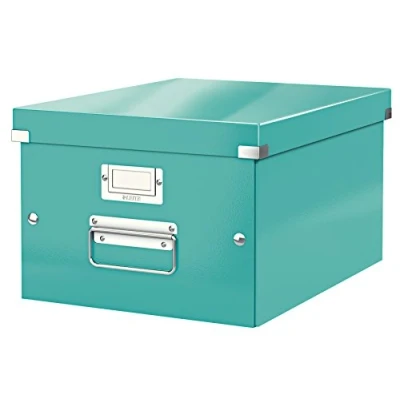 Bild av Leitz WOW Click and Store Förvaringsbox, A4, isblå, 60440051