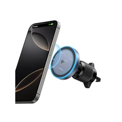 Bild av UGREEN Qi2 certifierad 15W trådlös billaddare mobiltelefonhållare för bil med laddningsfunktion kompatibel MagSafe iPhone 15/15 Pro/15 Pro Max/14/13/12 1M kabel
