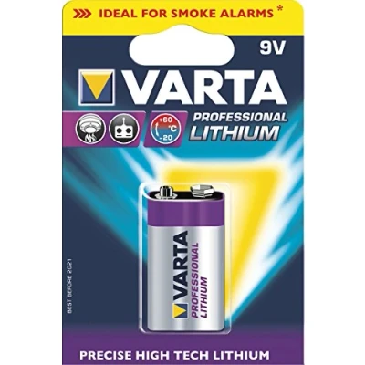 Bild av Varta 49596 6F22/9V Block (6122) 9 V litiumbatteri
