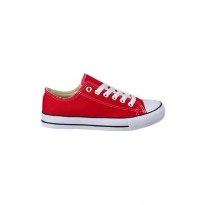 Bild av Elara Unisex Sneaker Textil Träningsskor Low Top Chunkyrayan B YD3230 Rot 42