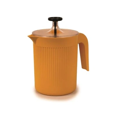 Bild av Snips, Cremix, mjölkskummare, manuell mjölkskummare för cappuccino, mjölkskummakare, krämfärg, 0,50 l, 10 x 14,5 15,3 cm, Made in Italy