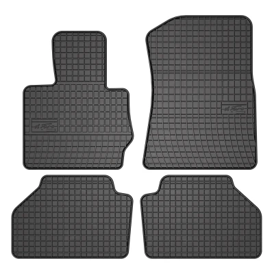 Bild av FROGUM 0665 Ensemble de tapis sol Caoutchouc avant et arrière 4 noir Sur mesure BMW: X3, X4