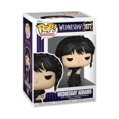 Bild av Funko POP! TV: Wednesday Addams Rave&#039;n W Samlarobjekt Vinylfigur Presentidé Officiell Merchandise Leksaker för Barn &amp; Vuxna Skräckfans Modellfigur samlare och utställning