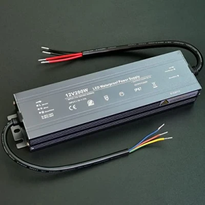 Bild av Alinana alimentatore di rete da 12 V, trasformatore LED, 200 W, IP67, impermeabile, 230 V su universale per strisce tensione costante Vdc 0 16,7 A