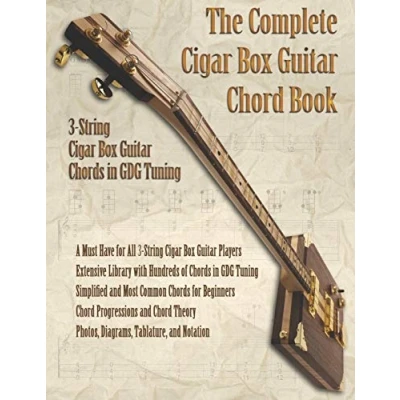 Bild av The Complete Cigar Box Guitar Chord Book: 3 String Chords in GDG Tuning: 1