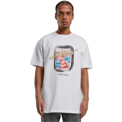 Bild av Upscale by Mister Tee Compton EMB Tshirt med print, Storlek: Large, White