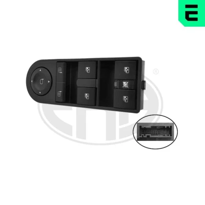 Bild av ERA 662430 Interrupteur, lève vitre avant gauche OPEL: Astra H Caravan, Zafira B, 3/5 portes
