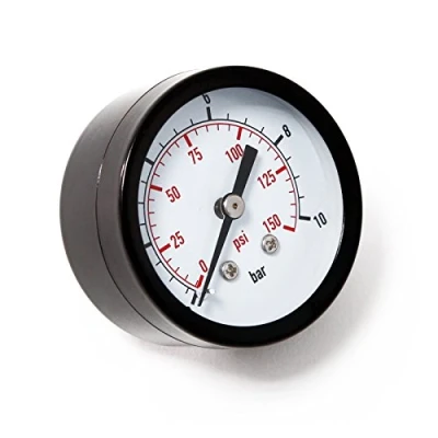 Bild av Wiltec Tryckdisplay för tryckbehållare, 54 x 49 55 mm, manometer axial DN8 (1/4 tum) 12,9 010 bar (0140 PSI), diameter 50 vattenverk, membranpump