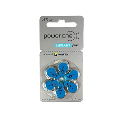 Bild av Power One Cochlear Batteri, Grå