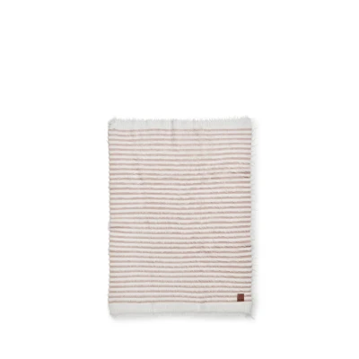 Bild av Elodie Furry Knit Filt, Faded Rose