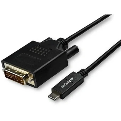 Bild av StarTech.com 3 m (10 ft.) USB C to DVI Cable 1920 x 1200 Black external video adapter