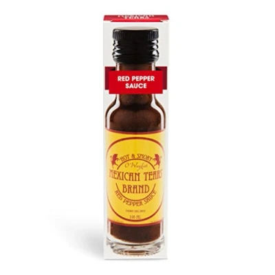 Bild av Mexican Tears® Röd pepparsås, skarp sås av chili och havssalt, perfekt som grilltillbehör för grillsås, utdragbar pork kryddning spareribs [100 ml chilisås]