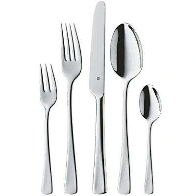 Bild av WMF Denver bestickset, 12 personer, 60 stycken, Monobloc kniv, Cromargan polerat rostfritt stål, glänsande, diskmaskinssäker