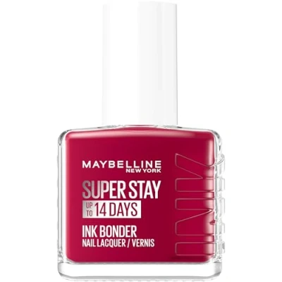 Bild av Maybelline New York Långvarigt färgat nagellack intensiva och pigmenterade färger stärker skadade naglar Superstay Ink Bonder nyans: Lacquer Red 501 12 ml