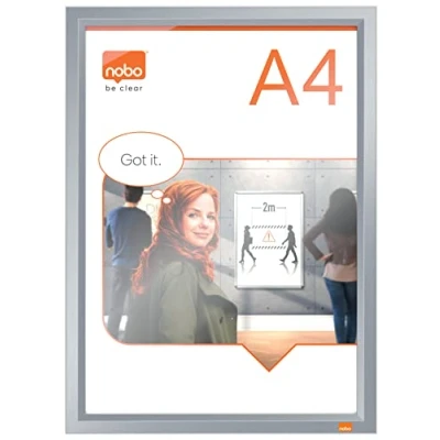 Bild av Nobo Impression Pro A4 affischram med anodiserad clipsram with Anodised Clip Frame